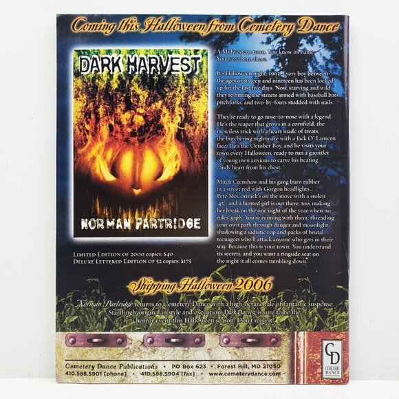 Cemetery Dance Horror Magazine Glen Hirshberg Special Issue #56 2006 Unread - Picture 2 of 10